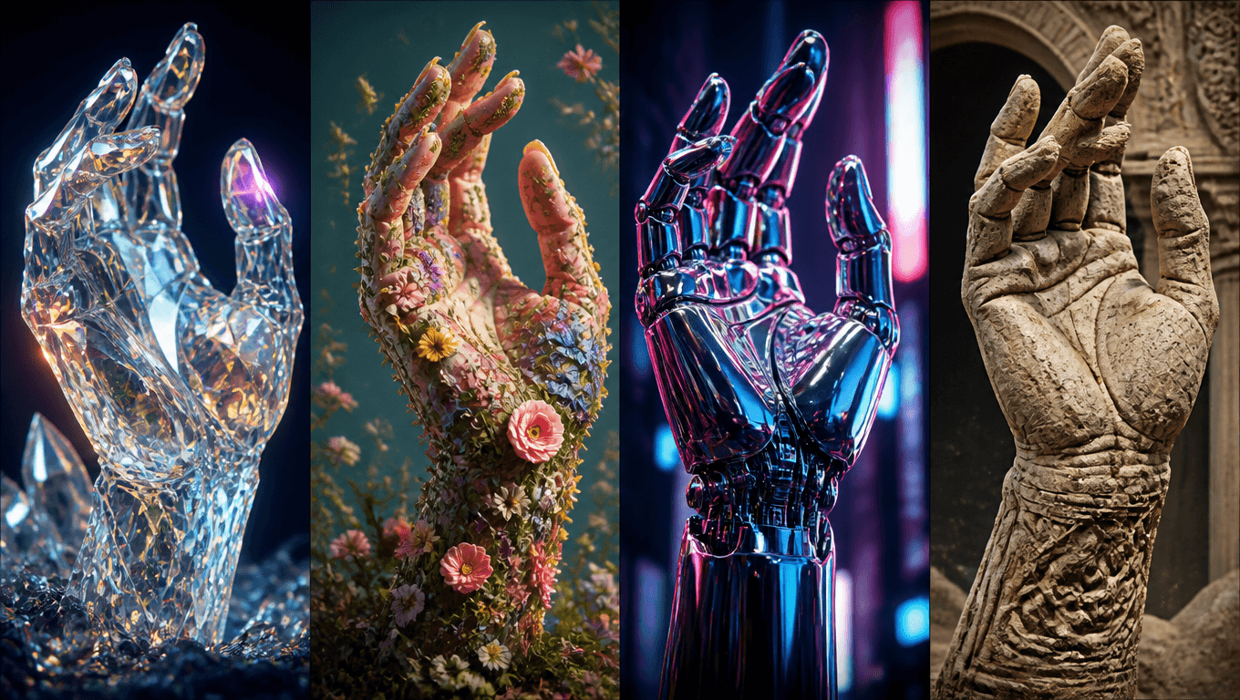 Top 10 Best Hand Art Using Flux 1 AI in 2025