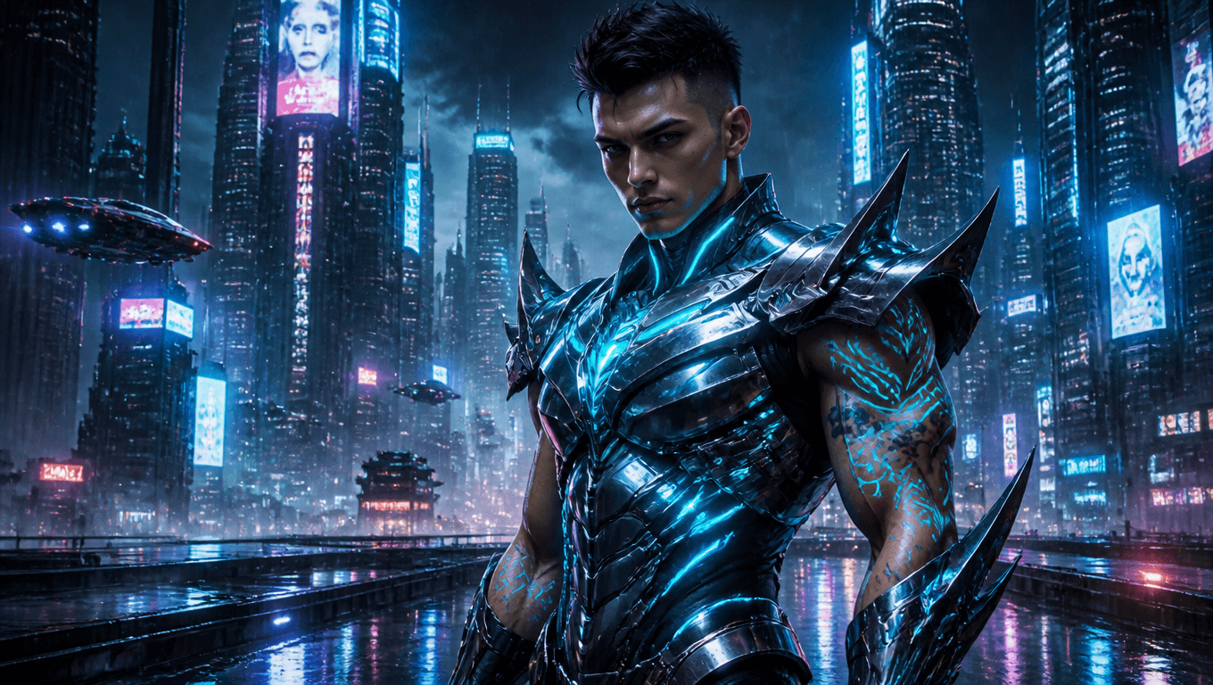 Futuristic Warrior Avatar