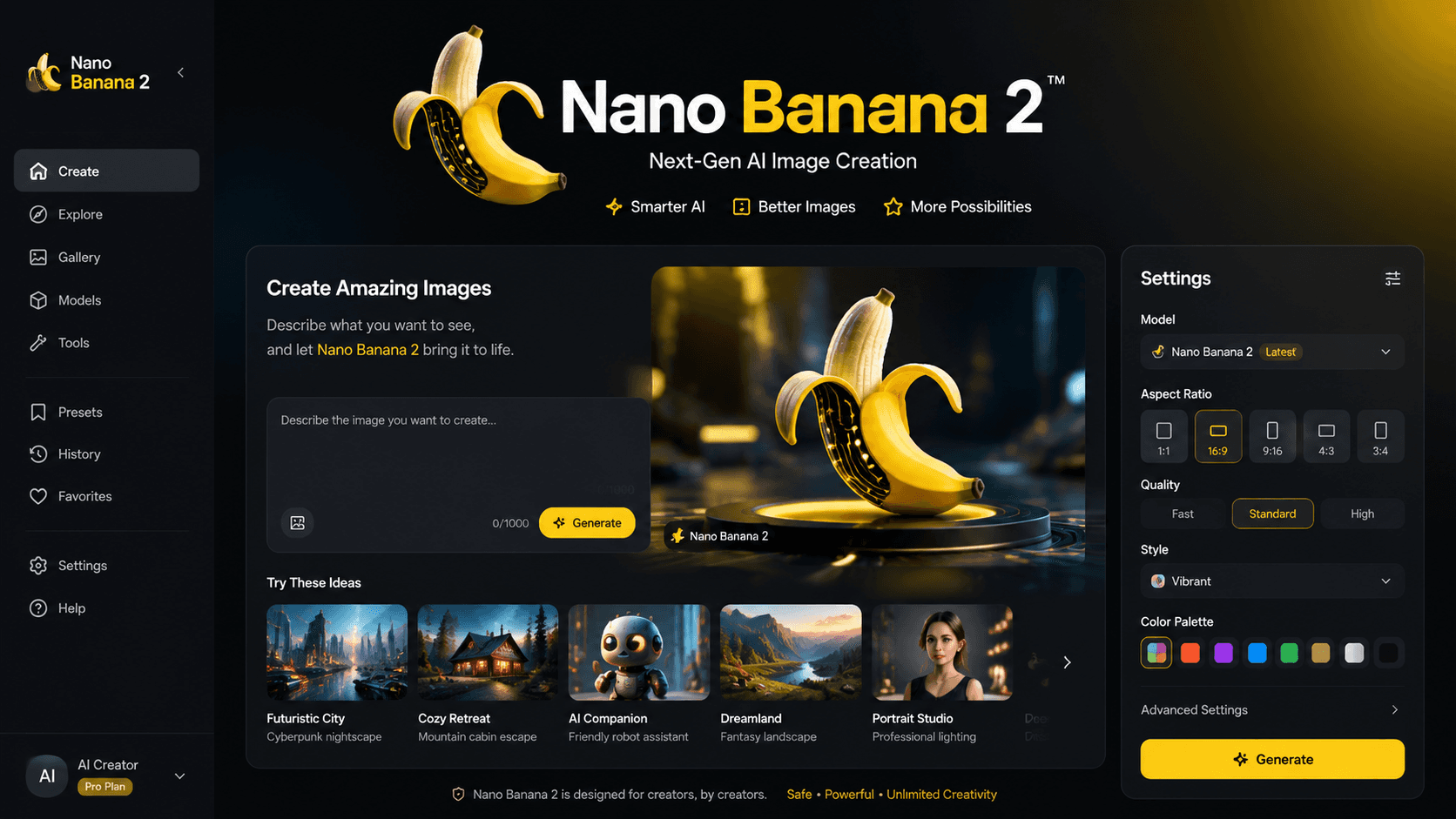 Nano Banana 2 Interface