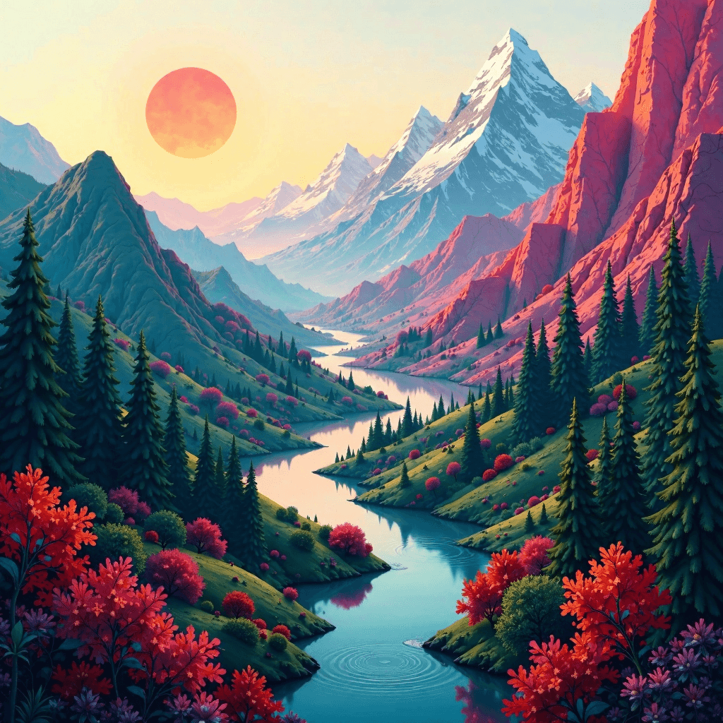Abstract Landscape
