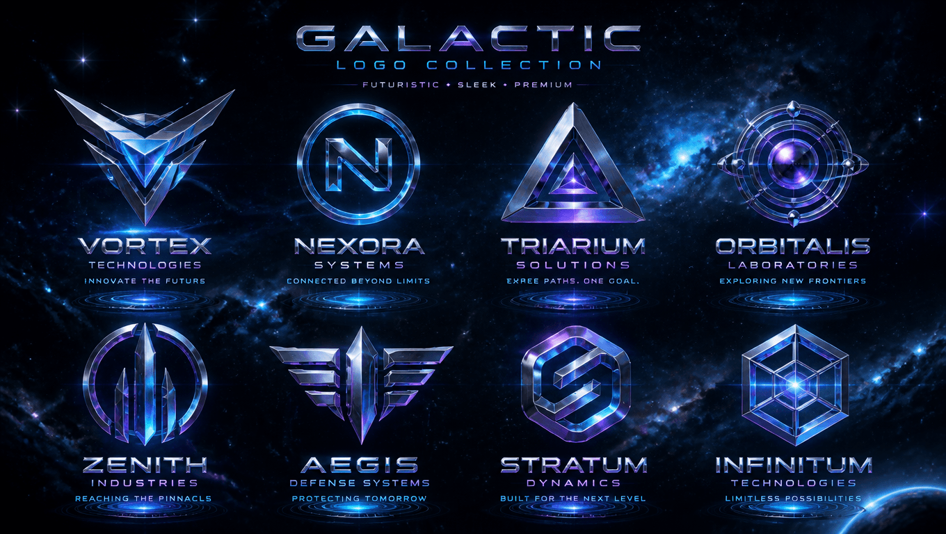 Top 10 Best Flux 1 Prompts for Sci Fi Logo Design 2025