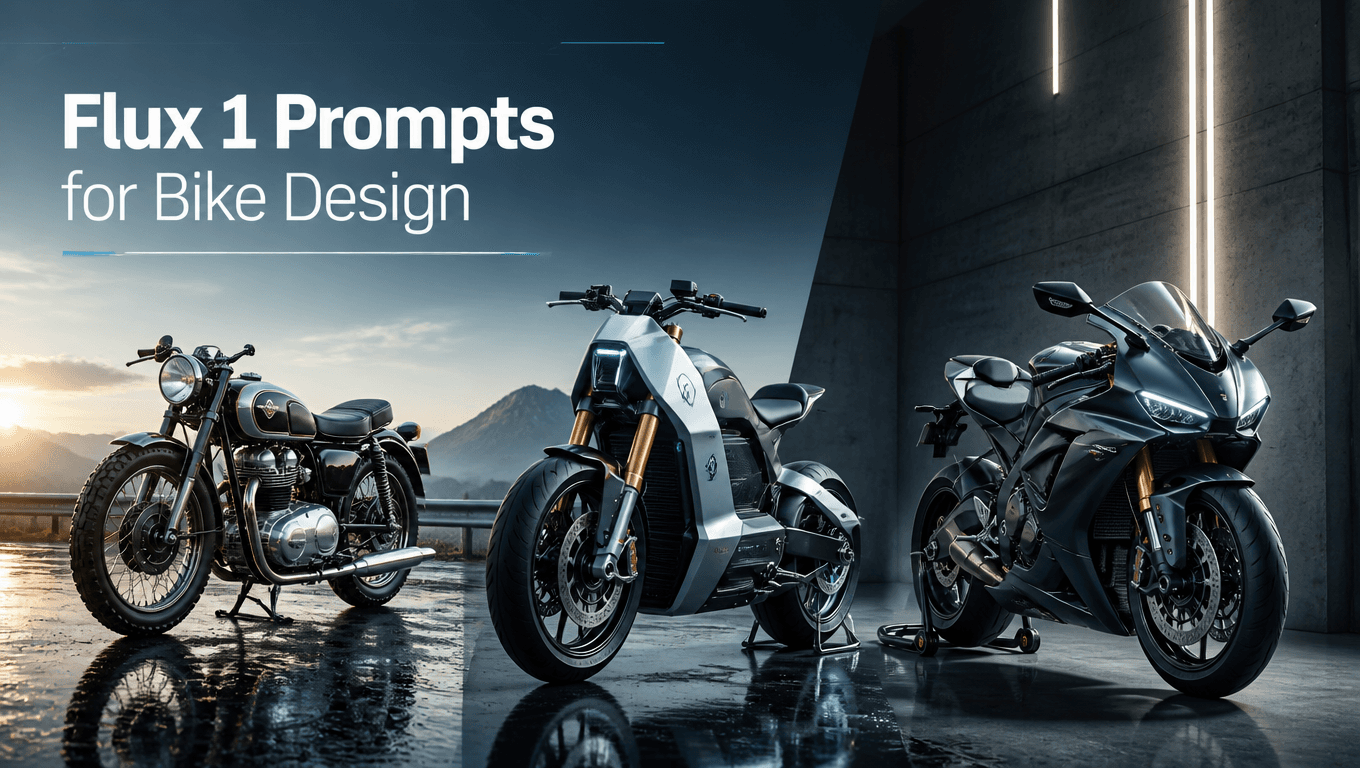 10 Best Flux 1 Prompts for Bike Design in 2026