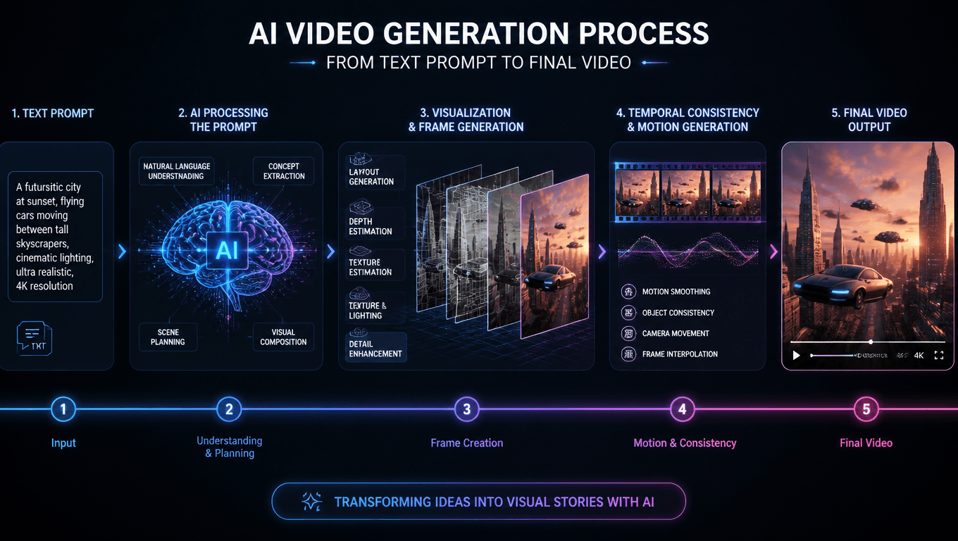 AI Video Generation Process