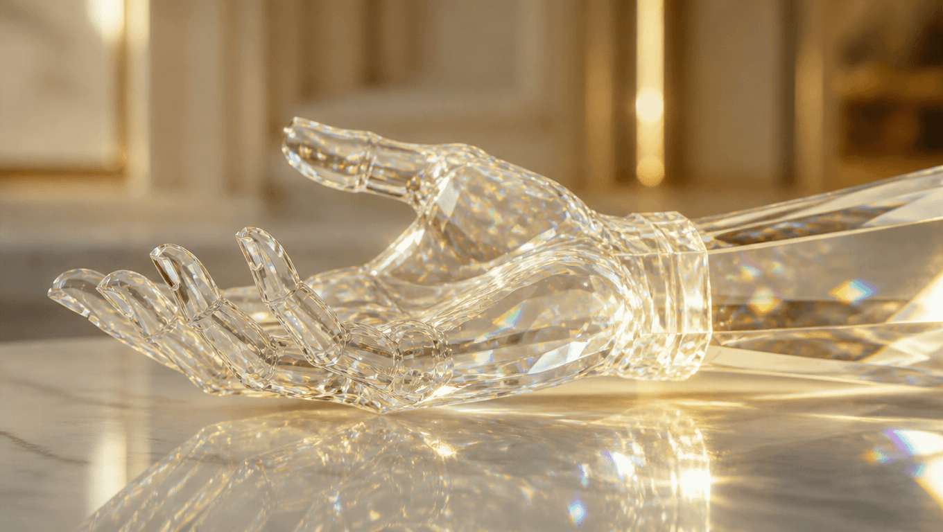 Crystal hand