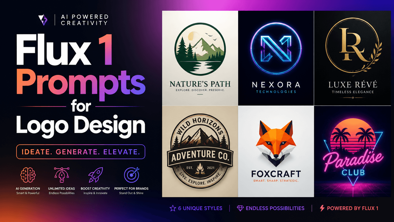 Top 10 Flux 1 Prompts for Logo Design 2026 Guide