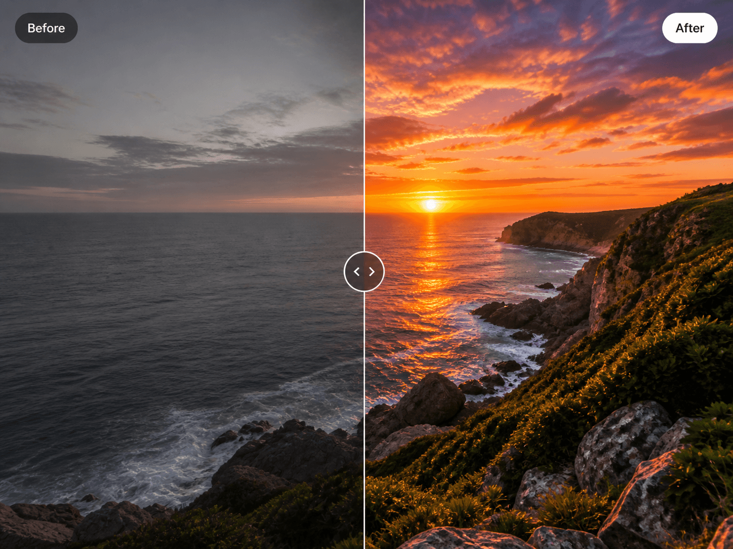 Professional AI photo editing result showing natural retouching and enhancement from Imgica AI