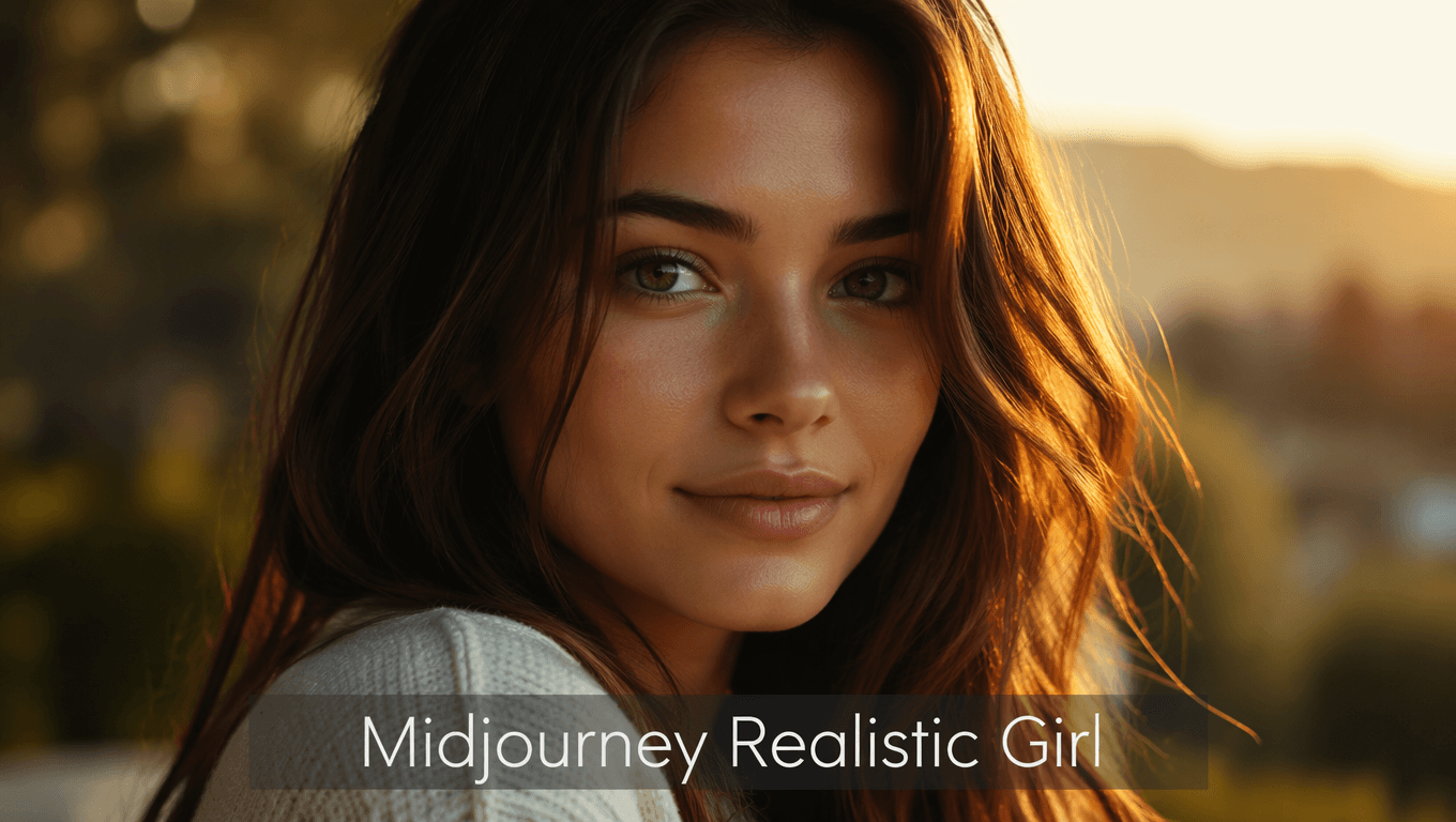 Midjourney for Realistic Girl: Top 5 AI Prompts Guide 2025