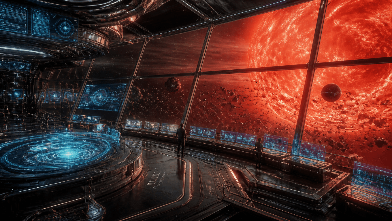 Space Station Interior View