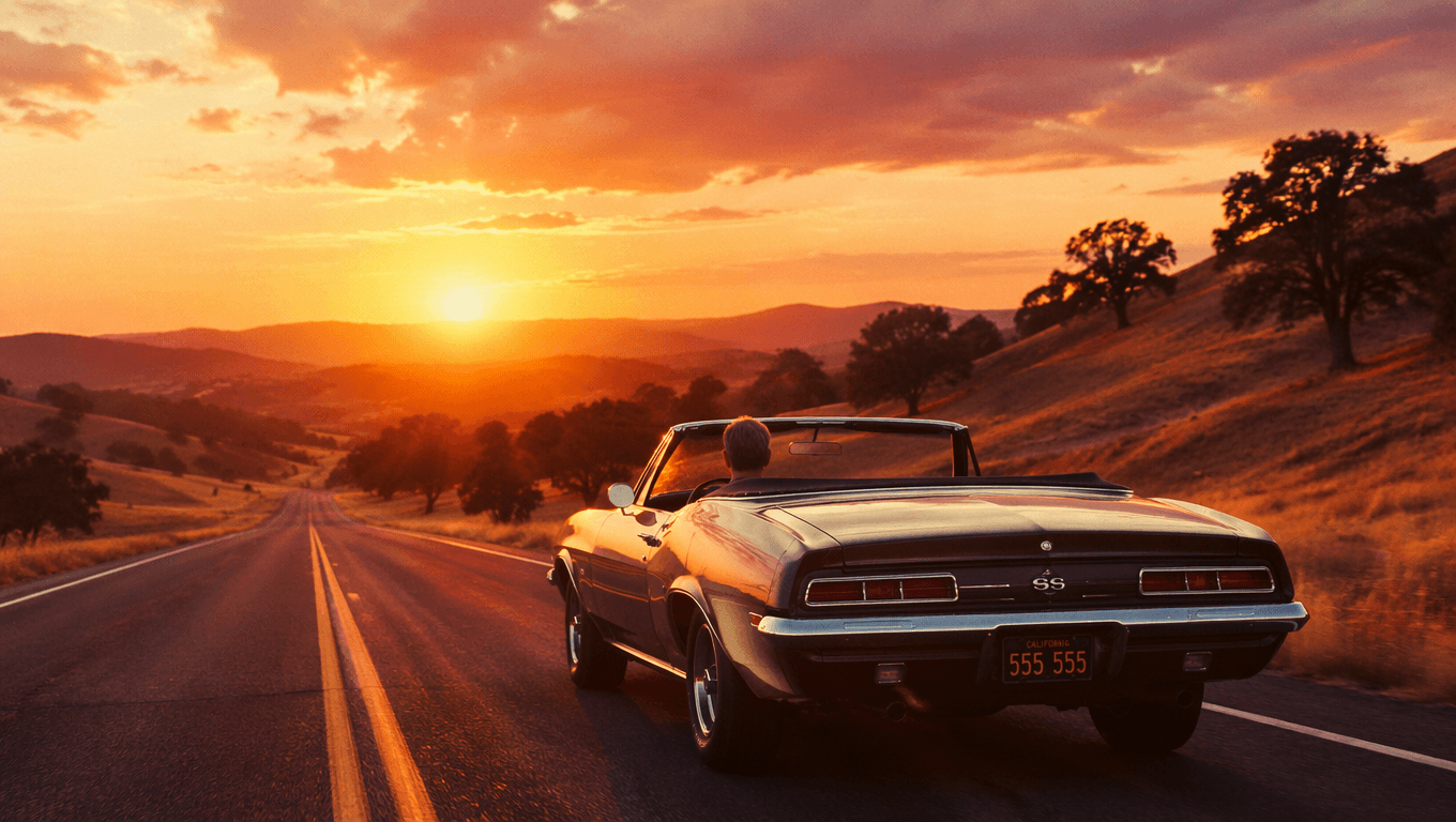 Sunset Road Trip