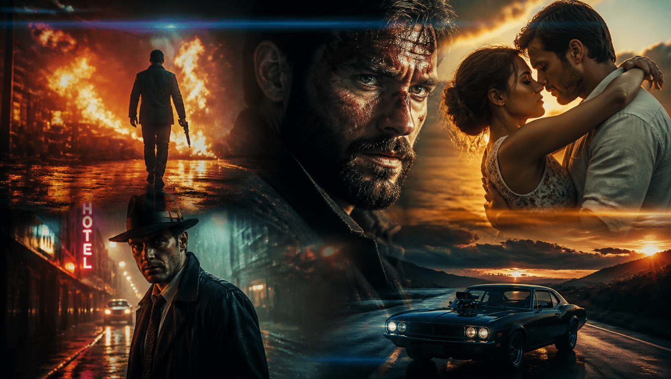 Top 10 Movie Photography Images with Flux 1 AI 2025