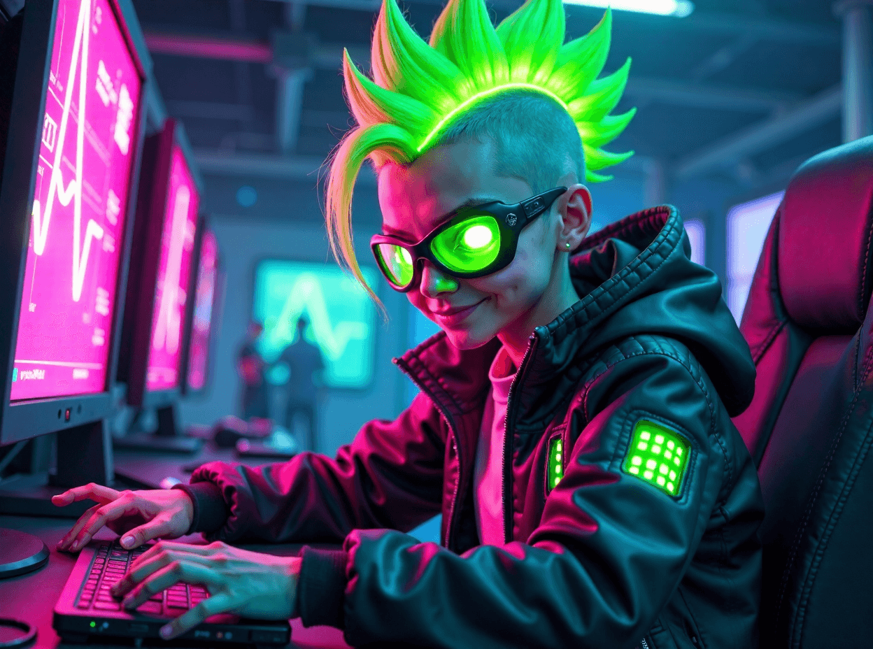 Cyberpunk Hacker