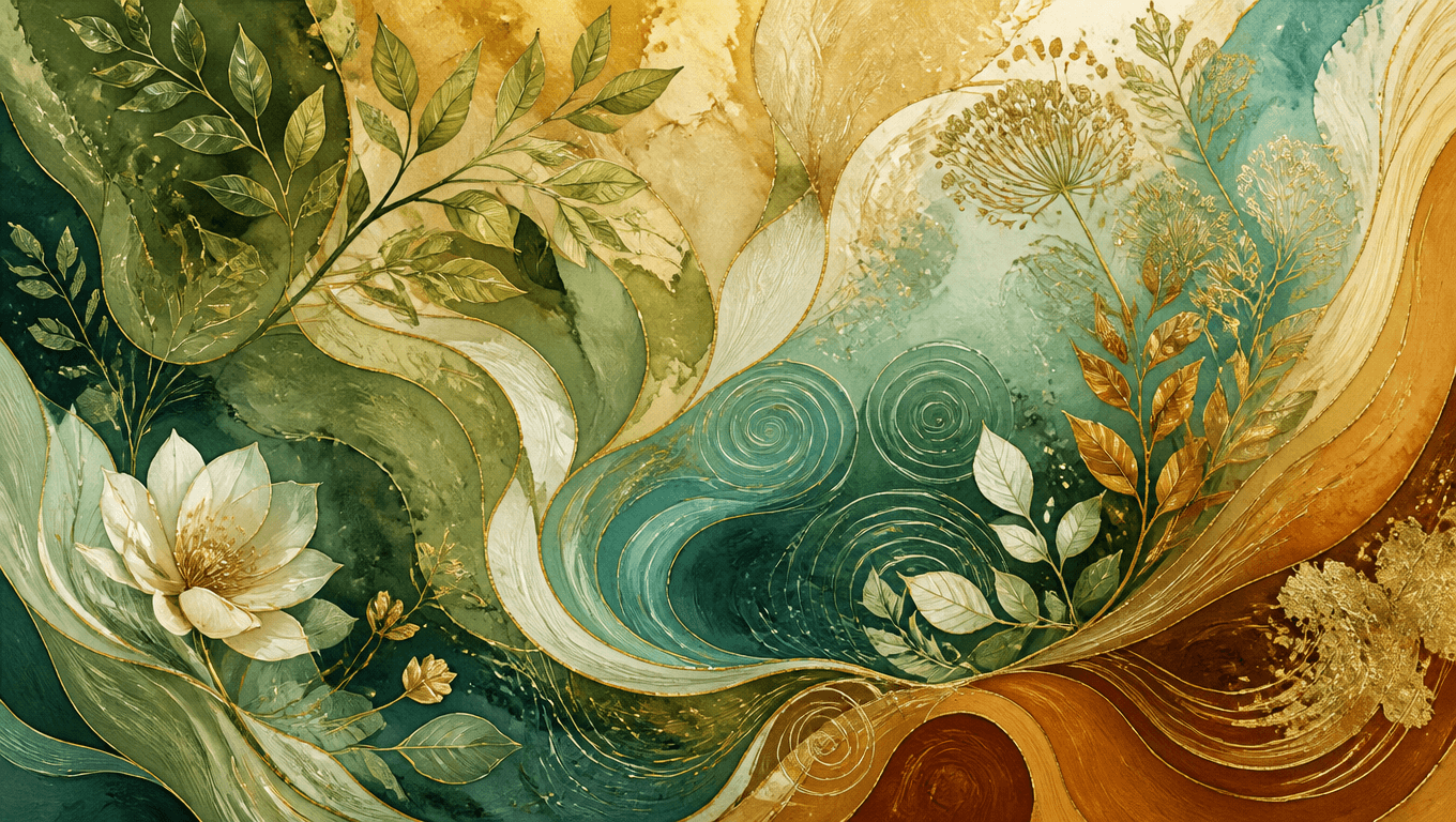 Nature-Inspired Abstract Art